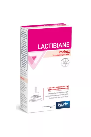 PiLeJe Lactibiane Podr� - Probiotyk suplement diety 14 kaps.