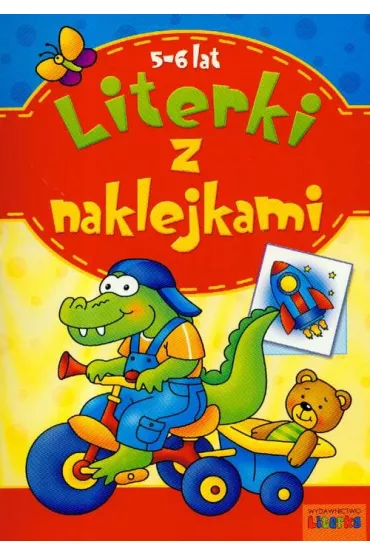 Literki z naklejkami. 5-6 lat