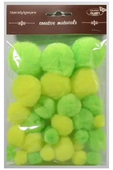 Galeria Hobby Pompony tonacyjne neonowe 15-40mm