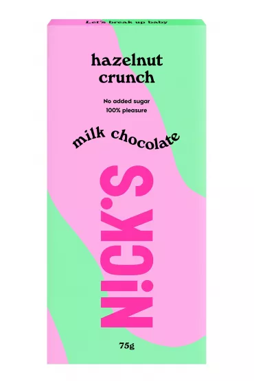 Nicks Czekolada mleczna z orzechami laskowymi 75 g