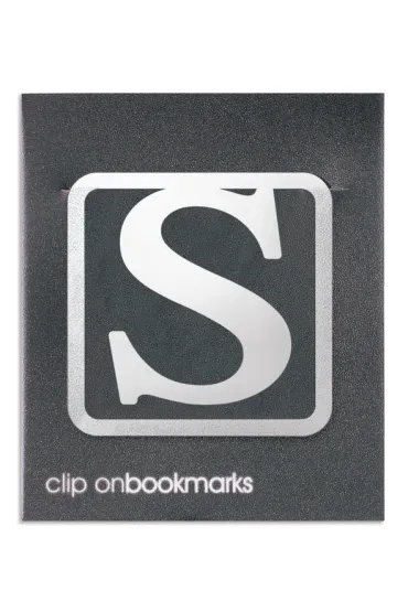 If Metalowa zak�adka - Litera S Clip-on