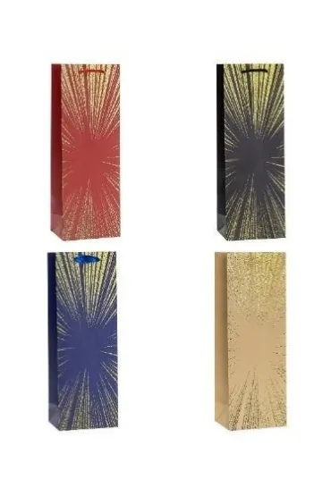 Rozette Torebka ozdobna na butelk� 12x36x9cm mix
