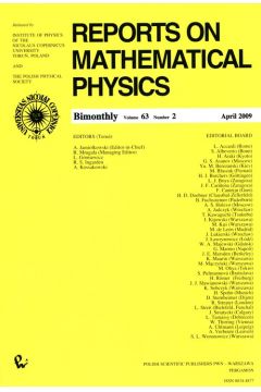 Reports on Mathematical Physics 63/2