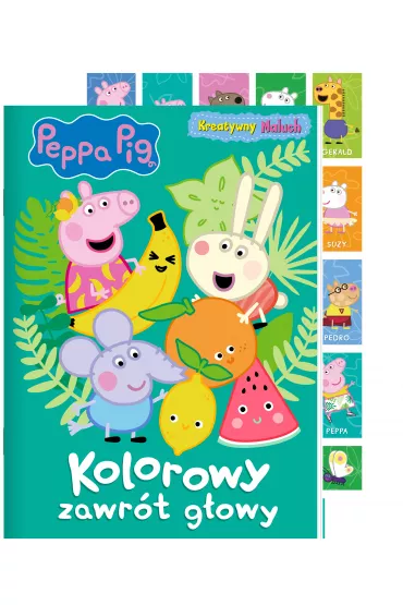 Peppa Pig. Kreatywny maluch. Kolorowy zawr�t g�owy