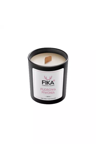 Fika Candles&Goods wieca sojowa - Pudrowa piwonia 160 ml
