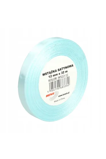 Brewis Wst��ka satynowa b��kitna 12mm x 32m