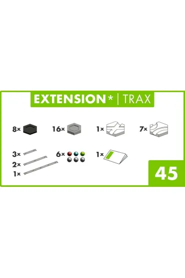 Gravitrax. Zestaw uzupe�niaj�cy. Tory Ravensburger