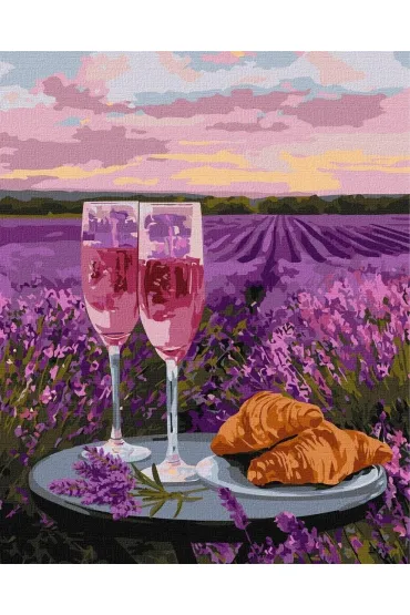 Ideyka Malowanie po numerach - Lawendowy epilog 40x50cm