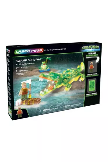 Klocki Laser Pegs Swamp Survival