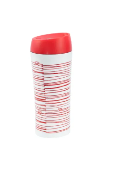 Dajar Kubek termiczny 400ml - Paski - AM-LOVE *