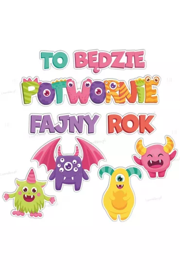 LearnHow Du�e dekoracje szkolne - Potwornie fajny rok XL