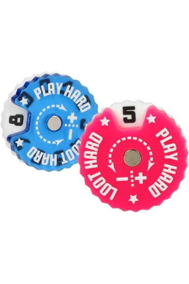 Epic Loot Box Trackers Counters Range 0-9 25mm Random Colours