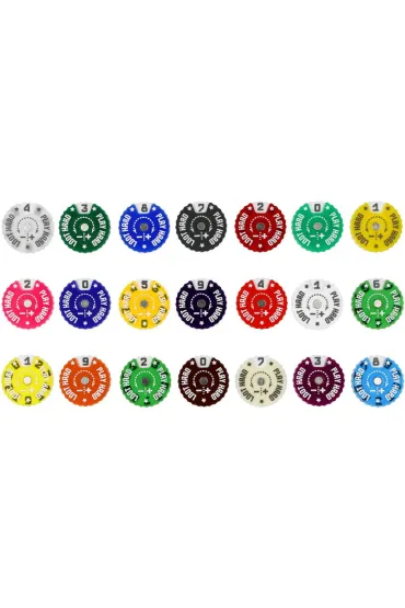 Epic Loot Box Trackers Counters Range 0-9 25mm Random Colours