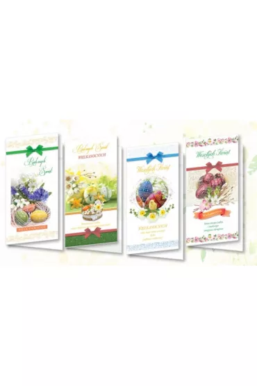 Top Graphic Karnet DL De Lux Wielkanoc �wieckie 10 szt.