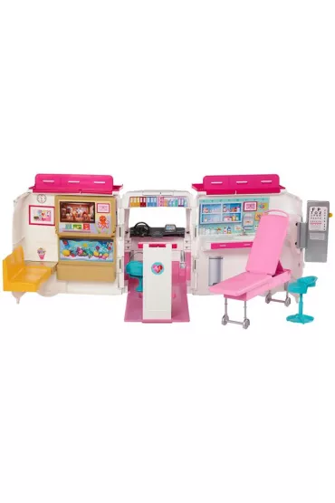 Barbie Karetka - Mobilna klinika FRM19 Mattel