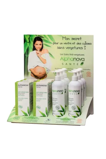 Alphanova Sante Organic Mum, Mleczko do cia�a przeciw rozst�pom 400 ml