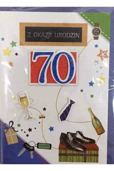 Panorama Karnet Urodziny B6 Premium 66 + koperta