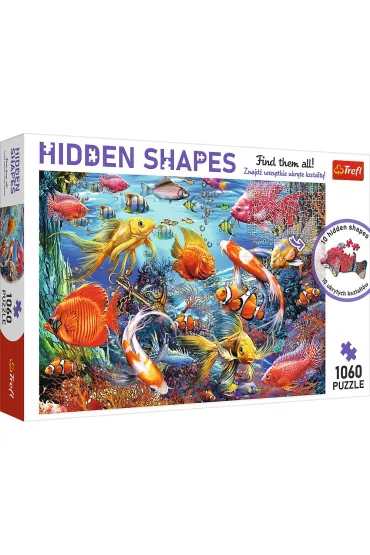 Puzzle Hidden Shapes 1060 el. Podwodne �ycie Trefl