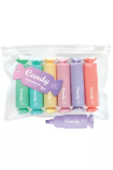 Interdruk Zakre�lacz Candy 6 szt.