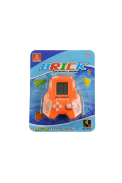 Gra elektroniczna Tetris bricks rakieta pomaraczowa Leantoys
