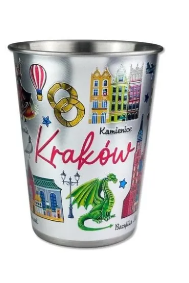 Pan Dragon Metalowy kubek Krak�w 250ml ILP-KUB-M-KRA-01