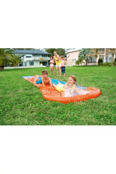 �lizgawka wodna podw�jna ze spryskiwaczami 488cm Bestway