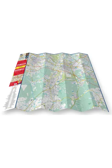 Katowice plan miasta 1:20 000 papier 2024