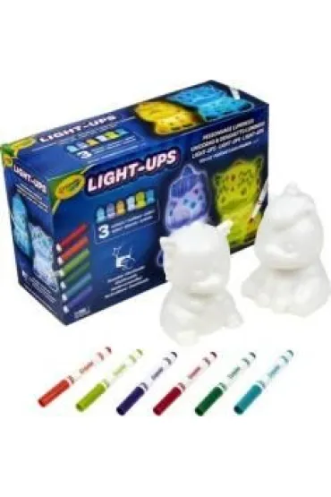 Pod�wietlane figurki do kolorowania Crayola