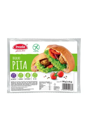 Incola Bu�ki pita bezglutenowe 2 x 95 g