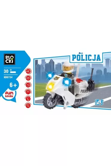 Klocki Policja Blocki 30 elem. 6+ (KB6734)