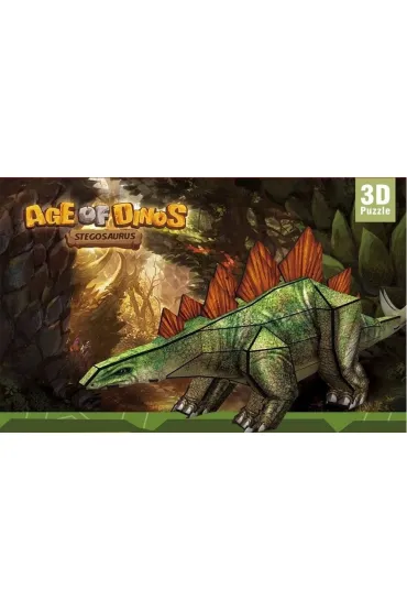 Puzzle 3D Stegosaurus Cubic Fun