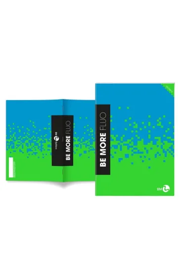 Koh-I-Noor Zeszyt A4 Be More Fluo w kratk� 96 stron 100g. 1szt.mix