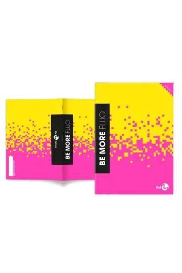 Koh-I-Noor Zeszyt A4 Be More Fluo w kratk� 96 stron 100g. 1szt.mix
