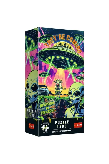 Puzzle Premium Plus Quality 1000 element�w Hall of Horror: UFO Trefl