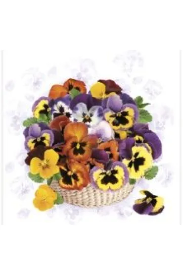 Serwetka Lunch Colorful Pansies SDWI007901