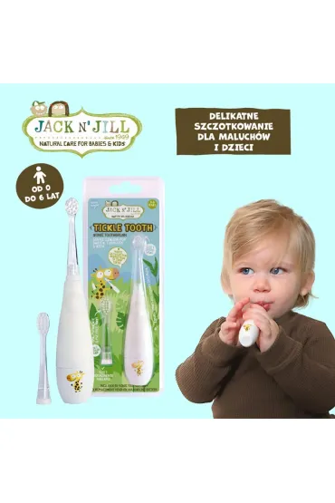Jack N Jill Soniczna szczoteczka dla dzieci, 0-6 lat