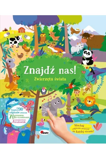 KSIAZECZKA EDUK 240X280 ZNAJDZ NAS ZWIERZETA DZW - Natalia Kawa�ko-Dzikowska
