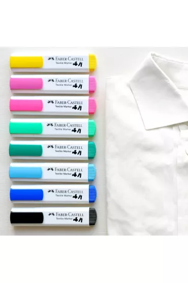 Faber-Castell Marker do tkanin jasnoniebieski