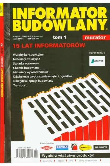 Informator budowlany 2010 tom 1-2