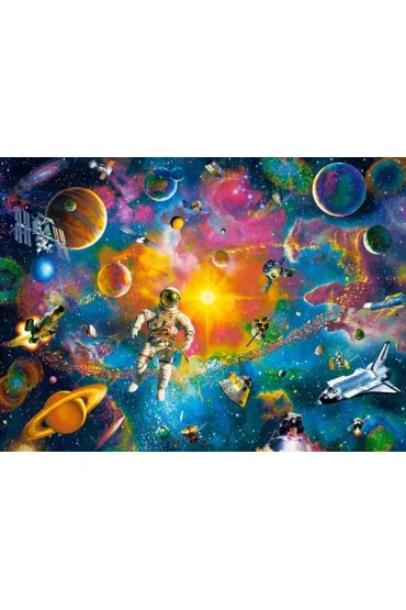 Puzzle 200 el. Spacer w kosmosie Castorland