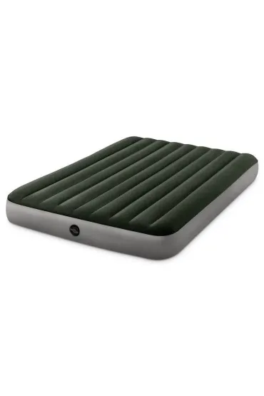 Intex Materac du�y dmuchany 203x152 cm dwuosobowy elektryczna pompka gratis 64779