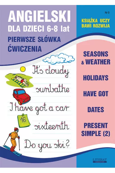 Angielski dla dzieci 9 Pierwsze s��wka �wiczenia 6-8 lat - Joanna Bednarska