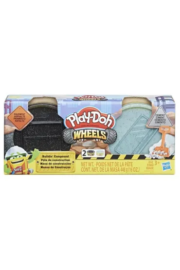 Play-Doh Ciastolina zestaw Tuby budowlane Asfalt i Cement Hasbro
