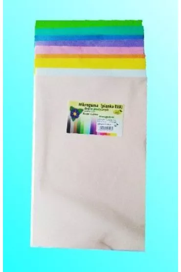 Galeria Hobby Pianka mikoguma pastelowa 20x30 cm, 10 arkuszy