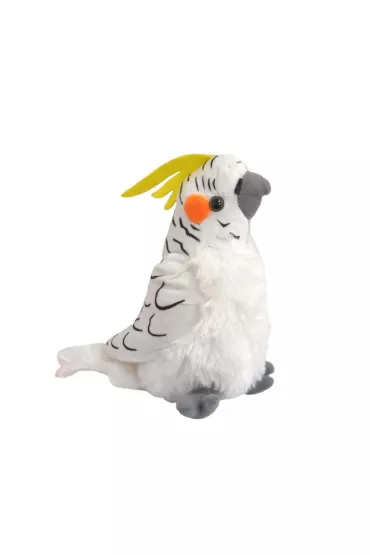 Papuga nimfa bia�a 17cm Beppe