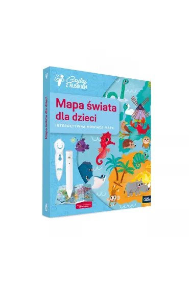 Czytaj z Albikiem. Mapa �wiata dla dzieci