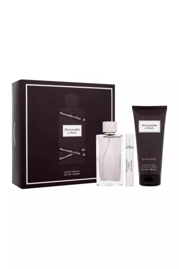 Abercrombie&Fitch Zestaw Woda toaletowa First Instinct Man + Mini + Hair & Body Wash 100 ml + 15 ml + 200 ml