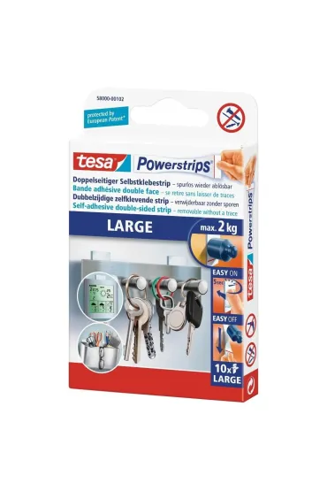 Tesa Plastry samoprzylepne PowerStrips 10 szt