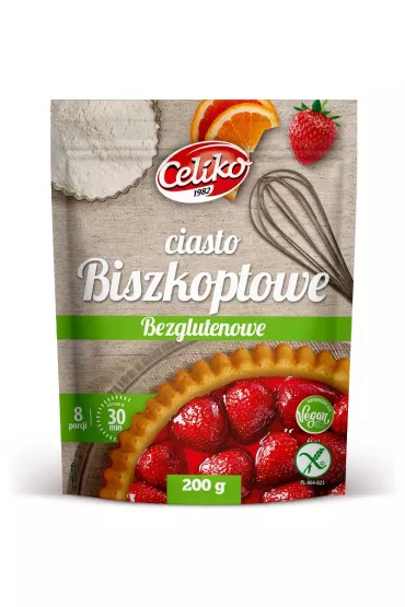 Celiko Mieszanka do wypieku ciasta biszkoptowego bezglutenowa 200 g