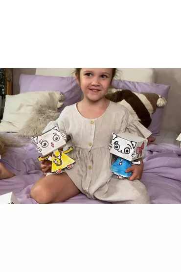 Kolorowanka 3D Kicia Kocia u lekarza